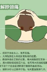 实用按摩手法微信素材图片