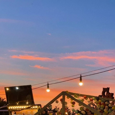 最新好看的唯美日落风景头像