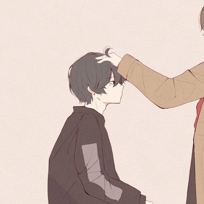 卡通动画情侣微信头像