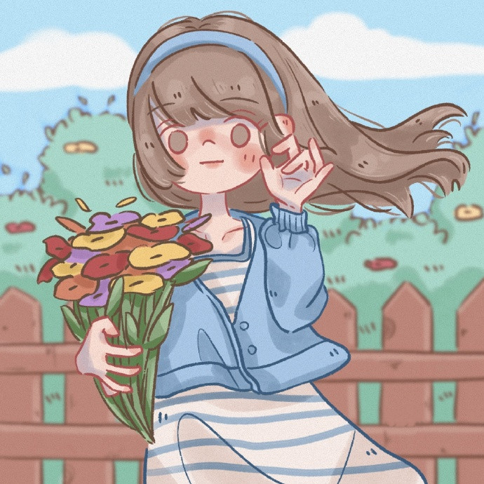 卡通动画手绘可爱微信头像