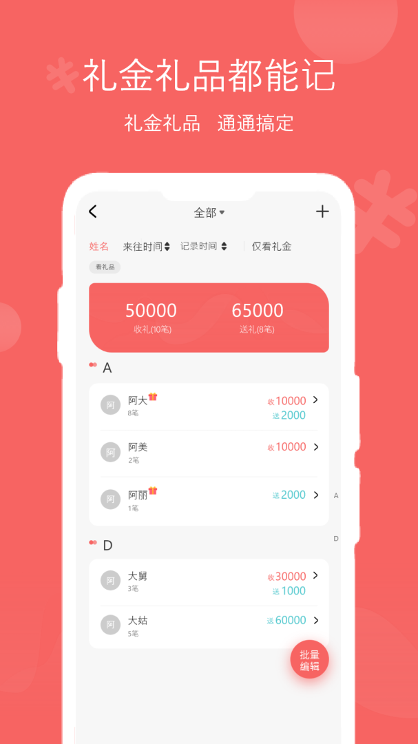 人情账簿