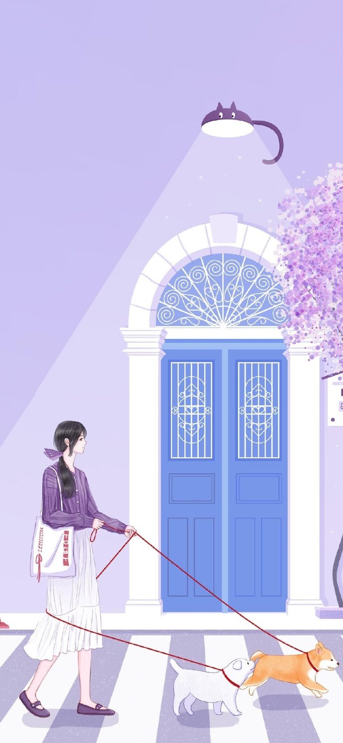 一人一半可爱卡通情侣微信头像