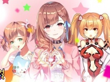 与美少女互动的