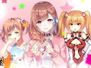 与美少女互动的