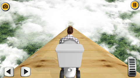 车轮上不可能的坡道