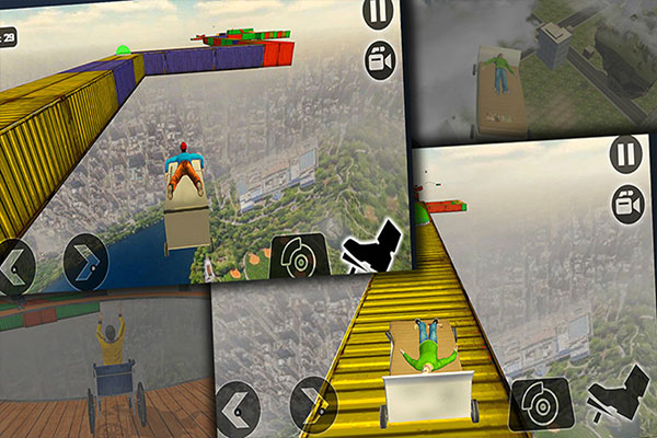 疯狂车轮跑酷模拟九游版