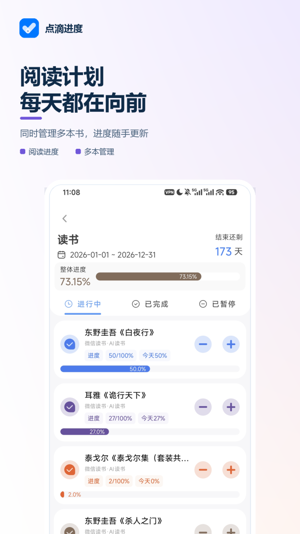 点滴进度