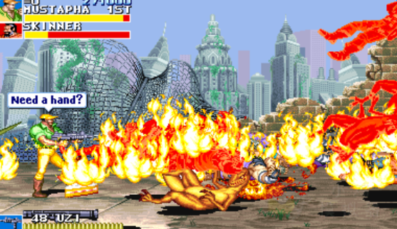 恐龙快打双人选关无敌版