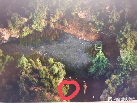 《创世秩序》教堂后面的池塘附近有一个项目过法攻略分享