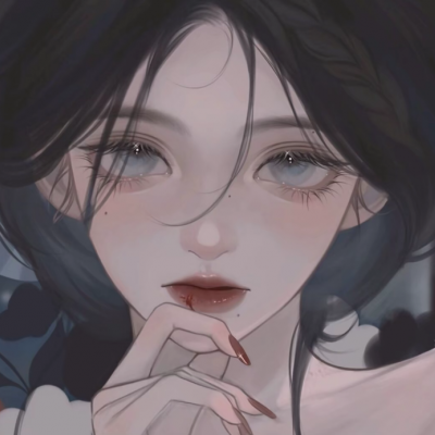 伤感丧系二次元女头