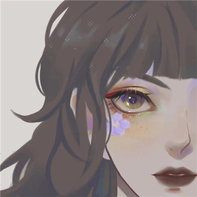 有个性的插画二次元可爱情侣头像