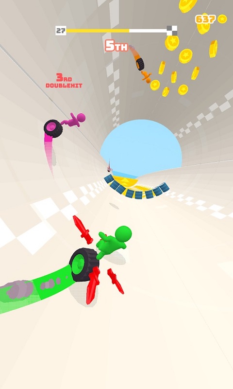 独轮乱斗小游戏