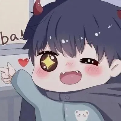 可永久使用的呆萌卡通情侣微信头像