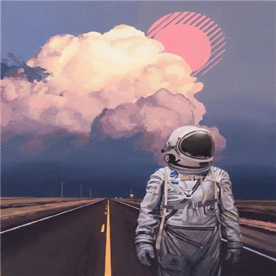 超酷的太空人微信头像
