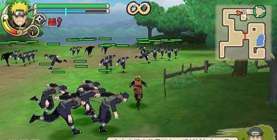 火影忍者疾风传究极冲击psp美化版