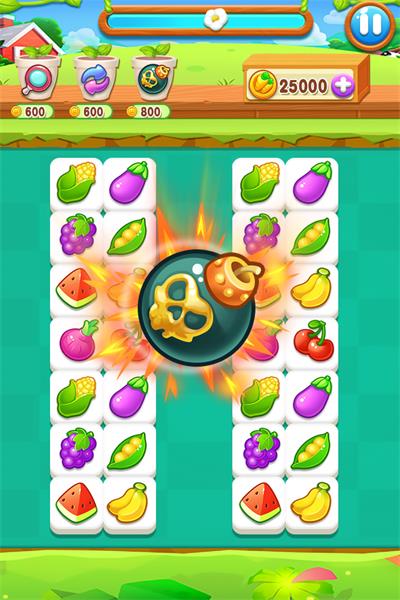 趣味果蔬连连看(玩法简单)