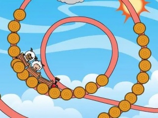 画面华丽的闯关小游戏