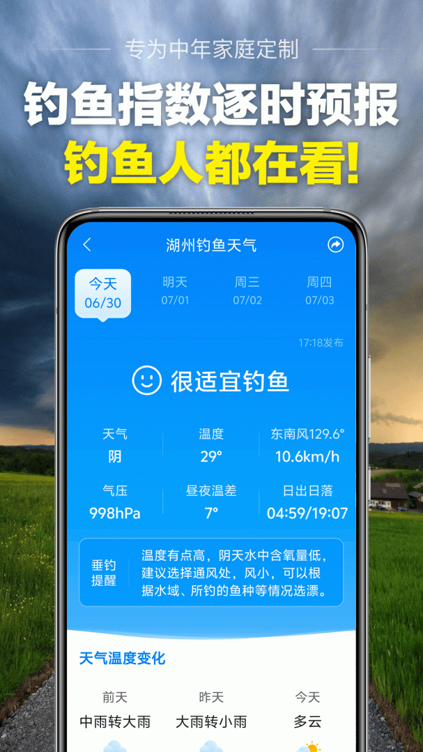 当准天气