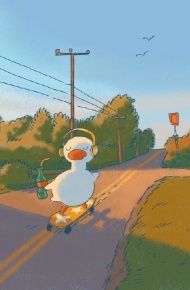 动画卡通可爱微信聊天背景图