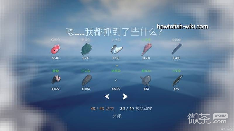 渔力全开钓鱼攻略 渔力全开45种鱼价格是多少