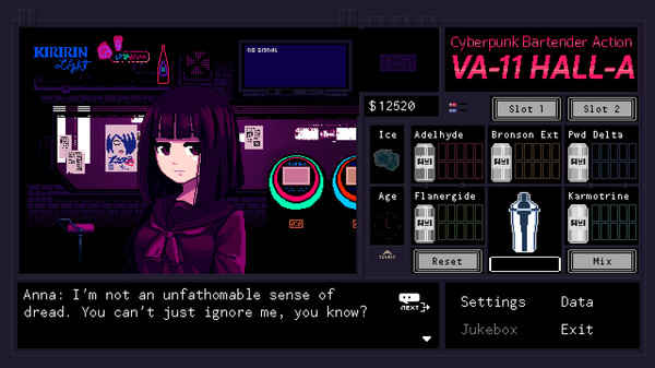 VA-11 HALL-A：赛博朋克酒保行动
