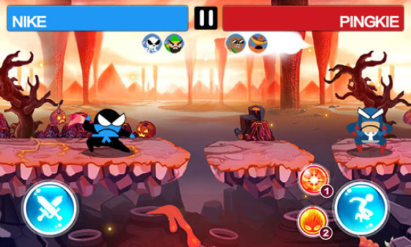 火柴人忍者对决