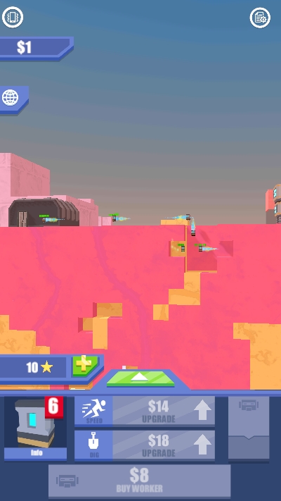 闲置火星挖掘机